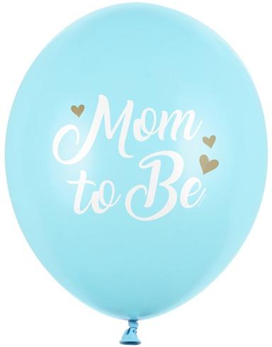 Palloncini Mamma in Attesa, Azzurro Pastello, 30cm, 1pz.