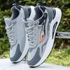 Summer Men's Shoes Spring and Autumn Leather Shoes Men's Mesh Deodorant Wear-resistant Sports Shoes Trend Versatile Casual Trendy Shoes
