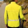 Wosawe Men's Reflective Cycling Windproof Waterproof Breathable Sports Long Sleeve Cycling Windbreaker Jacket