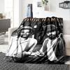 Name Custom Terence Hill und Bud Spencer Druck Flanelldecke Hohe Qualität Warm Bequem Decke für Alle Jahreszeiten Perfekt für Geschenke Heimdeko