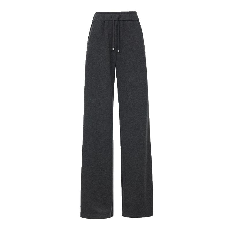 VEROMODA Women's High-Waist Drawstring Wide-Leg Trousers