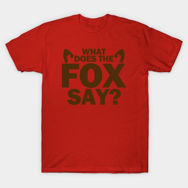 Unisex Fashion TShirt What Does The Fox Say Print TShirt Plus Size S-5XL T-Shirt 100%Cotton Tops O Neck Short Sleeve Tees