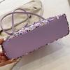2024 New Fashion Women Evening Clutch Metal Glitter Sequin Purple Gold Chain Shoulder Bags Luxury Designer Wedding Prom Handbags