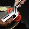 Stainless Steel Frying Shovel Clip Multifunctional Steak BBQ Tongs Frying Fish Spatula Clip Bread Household for Kitchen Tool