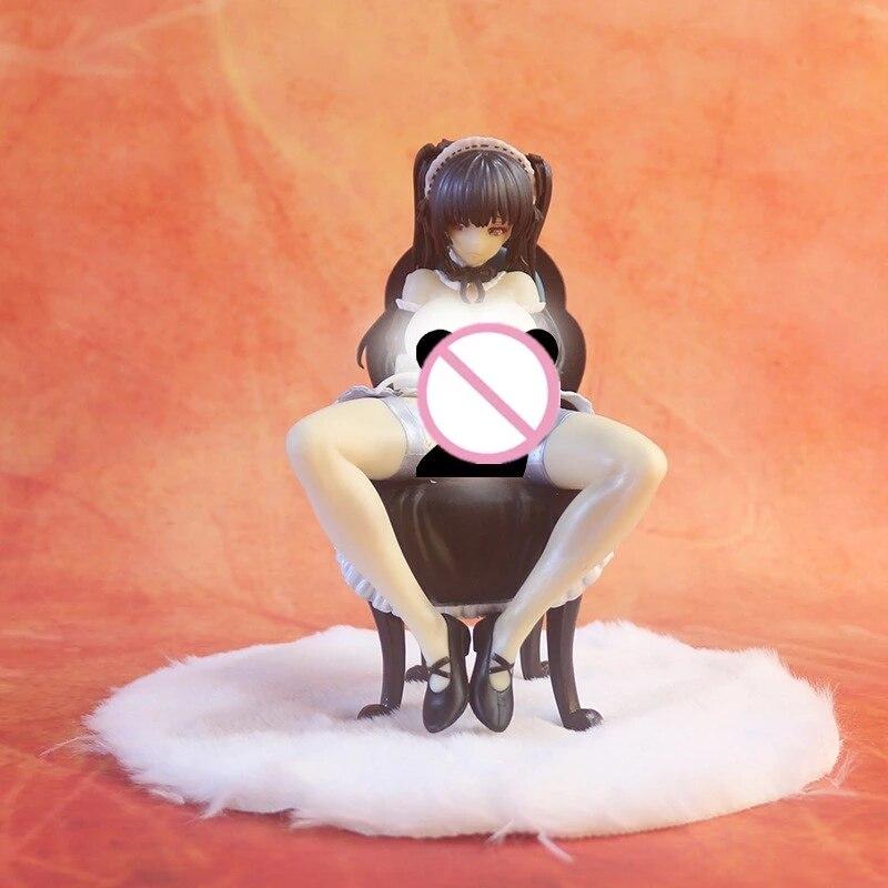 Native Beautiful Girl Series Peach Maid 1 /8 Pvc 15cm Figure Anime Sexy Collection Model Doll Toy Desk Ornament
