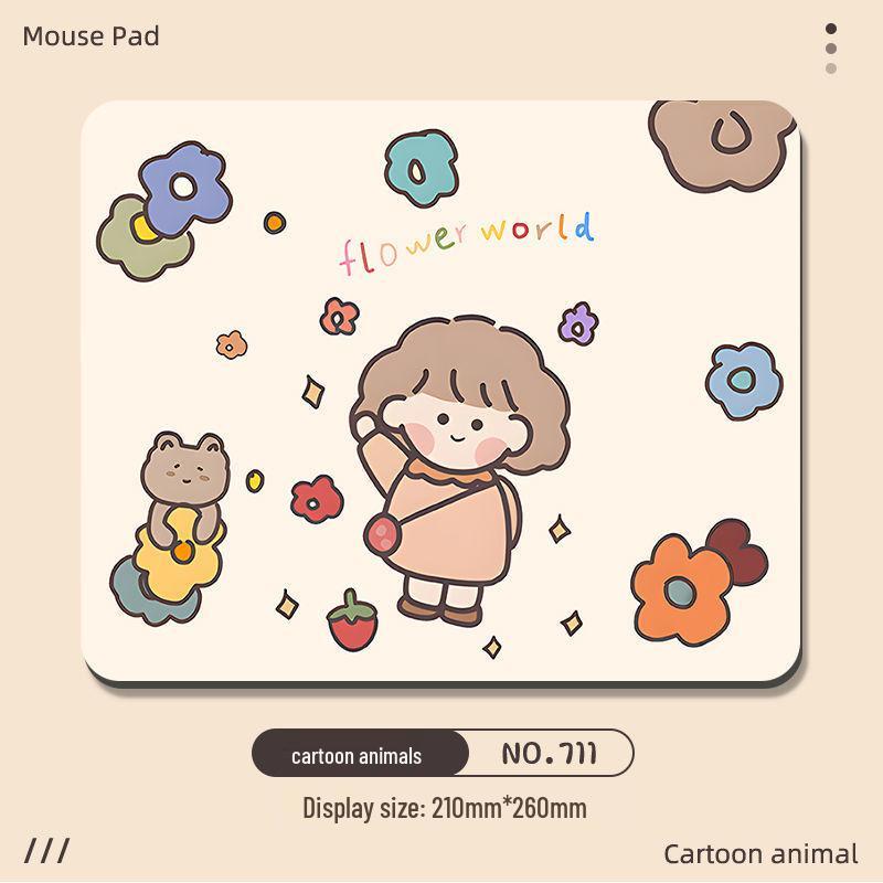 

Милый мультяшный коврик для мыши с подставкой для рук - Маленький и толстый для настольного компьютера и ноутбука 210x260mm, 2mm thick