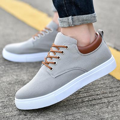 Nouvelles Chaussures Toile Homme Concises Chaussures Décontractées Confortables pour Homme Respirantes Homme Grande Taille Homme Marche Baskets Plates Zapatos Hombre