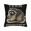 Decorative Pillow Covers Jimothy Raccoon Accessories Seater  Pillow Case Cover Zipper Multi Size