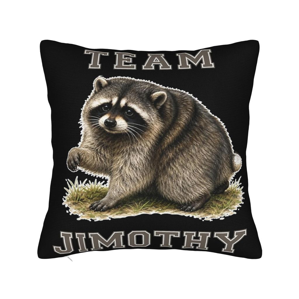 Jimothy Raccoon Pillowcase Product Printed Cushion Cover Decoration Throw Pillow Case Cover Home Multiple Sizes