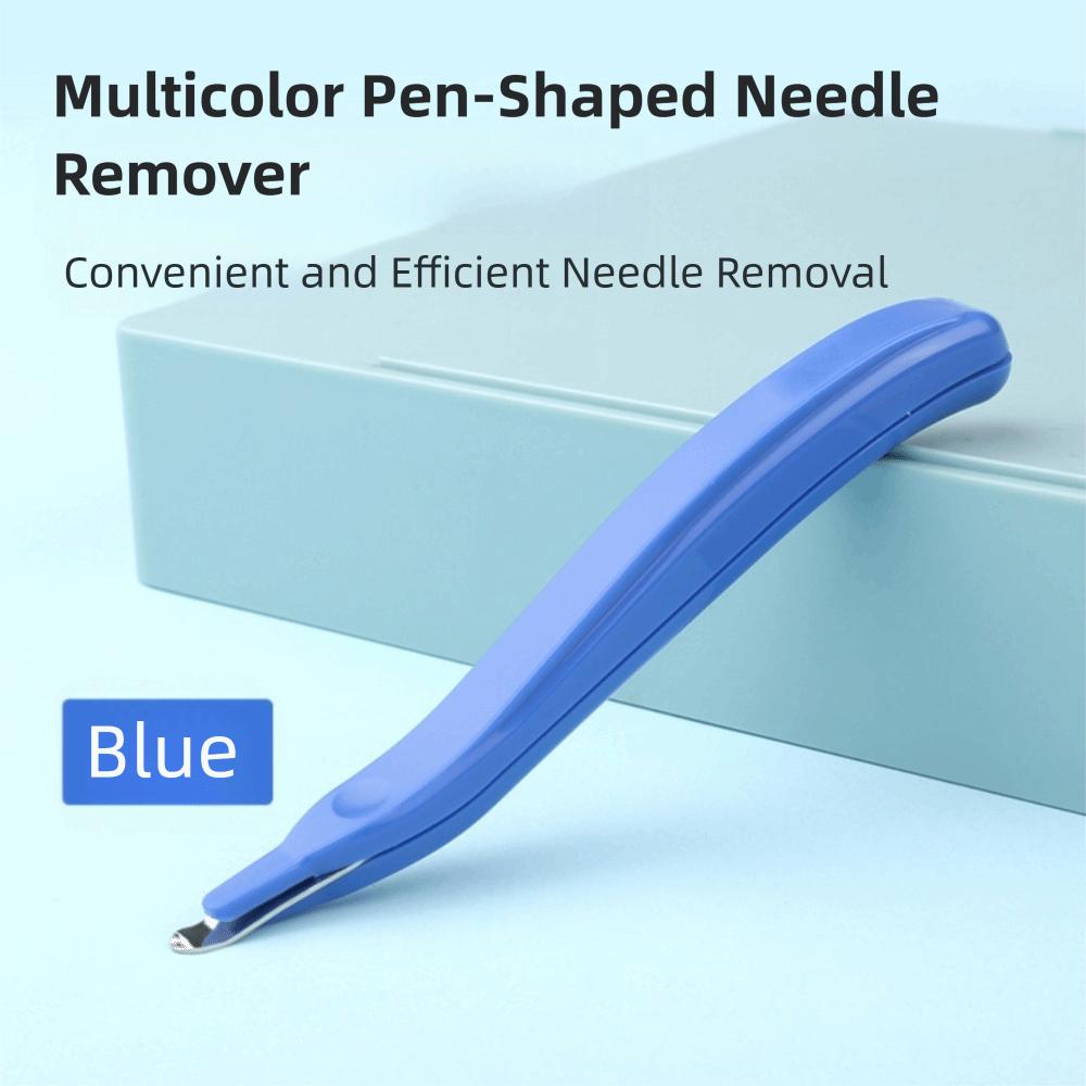 

Дизайн с магнитным наконечником Профессиональный инструмент для удаления скоб ABS Магнитный наконечник Удаление скоб Офис синий