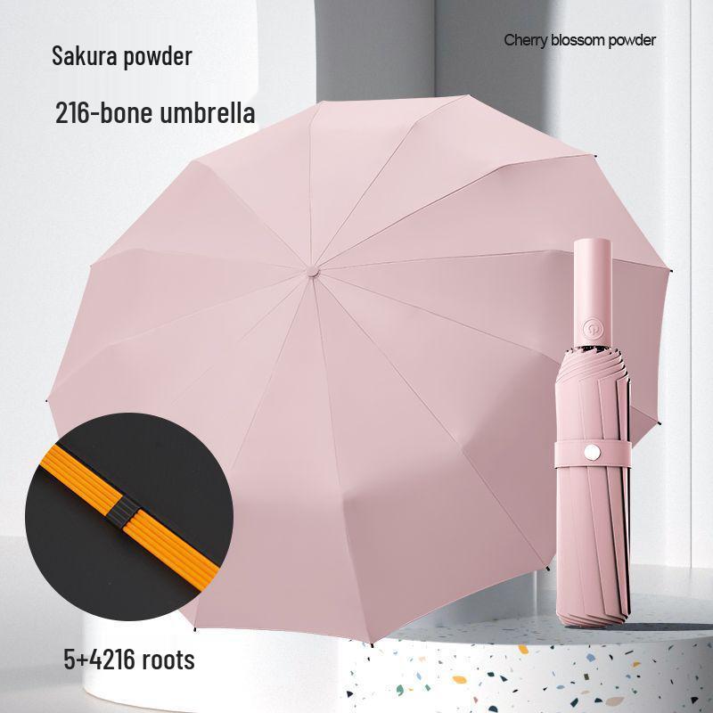 288 Ribs Automatic Sun/Rain Umbrella - Extra Large, Storm Resistant for Men & Women, Reinforced, Thickened Dual-Use Umbrella