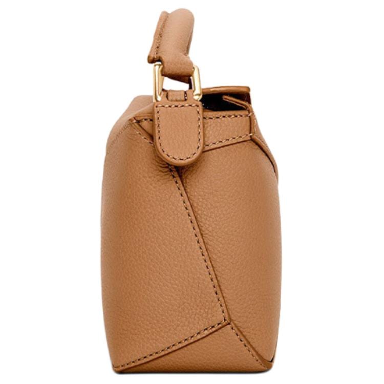 Loewe Puzzle Soft Grain Calfskin Handbag Mini Women's Toffee A510P88X16-5542