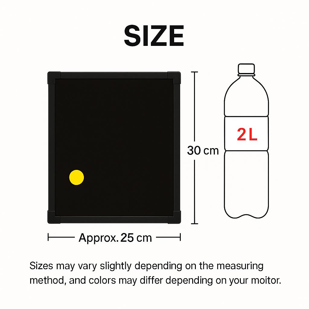 The Ultimate Flexible Organizer: Magnetic Chalkboard Sheet (30x25cm)