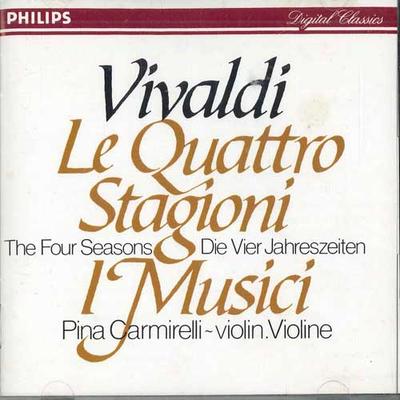 CD VIVALDI - Čtvero ročních dob: Carmirelli, I Musici PHCP3945 PHILIPS Japonsko Klasická Použitá
