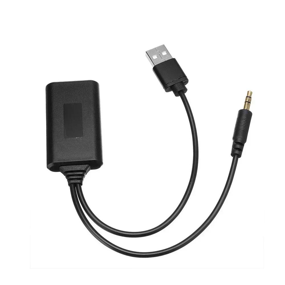 Universal Car 5.0 Bluetooth Audio Receiver USB 3.5Mm Wireless Bluetooth Music Player Audio Cable Adapter For Any Vehicle