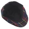 Leichte Atmungsaktive Karomuster Baskenmützen in Kontrastfarben, Retro Vintage Unisex Flache Hüte, Britische Freizeitkopfbedeckung