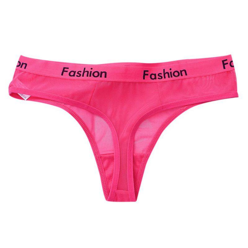 

Женские трусики-стринги бесшовные сетчатые стринги дышащее нижнее белье One Size