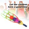 1Set Racquet Ball Bright Color Parent-children Interaction Lightweight Launch and Catch Balls for Outdoor