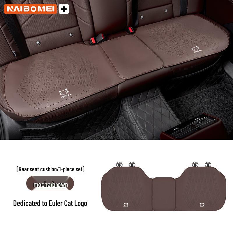 ORA Good Cat Car Seat Covers - Leather Front & Rear for Lightning, Ballet, Black, and White Models