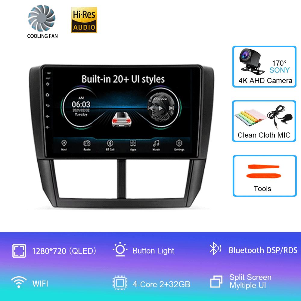 Android 14 Car Radio For Subaru Forester 3 SH 2007 - 2013 Multimedia Video Player Navigation Stereo GPS No 2din 2 Din Dvd