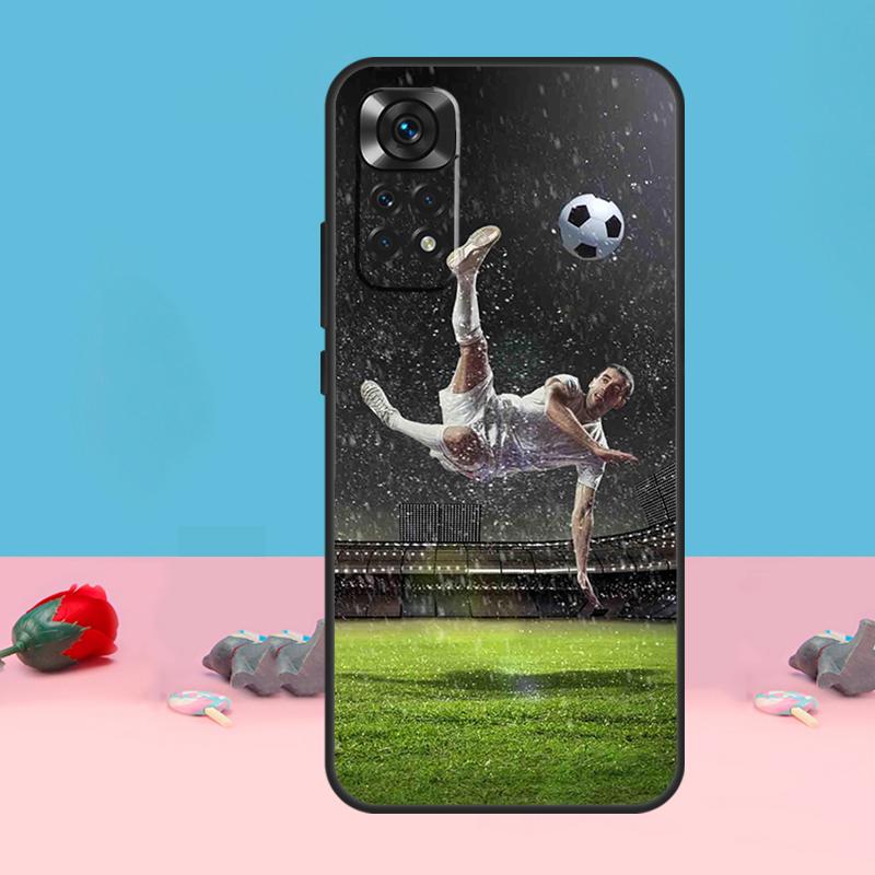 Football Soccer Cover For Xiaomi Redmi Note 12 10 11 13 14 Pro 11S 12S Case For Redmi 15C 13C 12C 10C 14C 15