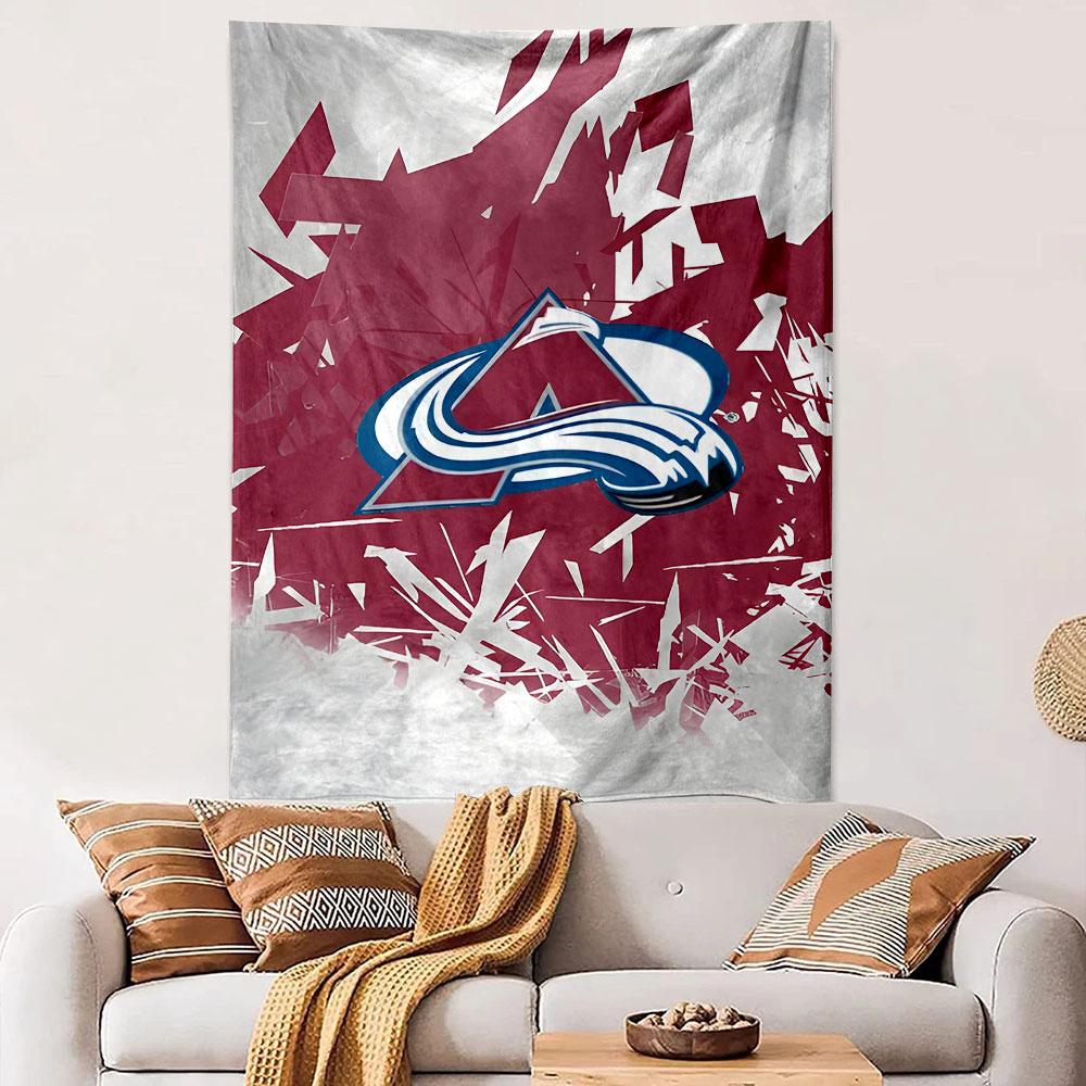 SV Sandhausen Logo Design Patterned Tapestry Decorative Wall Hanging, Home Bedroom Living Room Decor