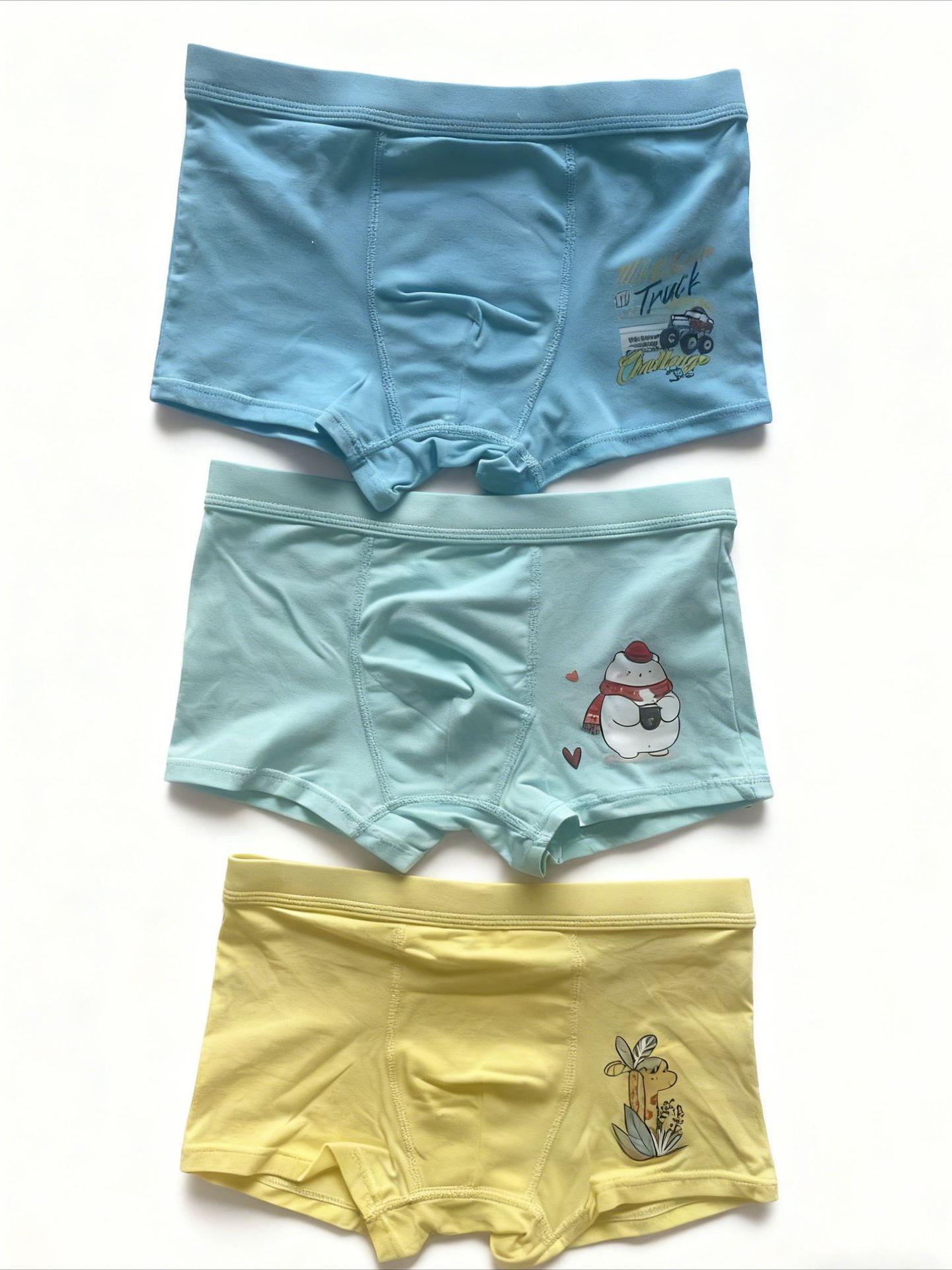 Мальчиковые хлопковые боксеры с животными L (7-8 yrs)