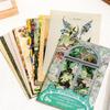 20-Sheet Vintage Stained Glass Window Craft Paper, Retro Pattern Design & Non-Adhesive, for Journal DIY & Scrapbook Deco
