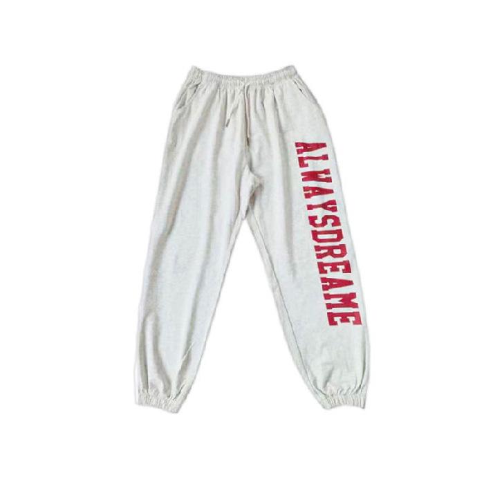 

Унисекс Утягивающие джазовые спортивные штаны с высокой талией - Европейский и американский стиль, свободный крой, прямые штанины, идеально подходят для танцев и повседневной носки Small серый