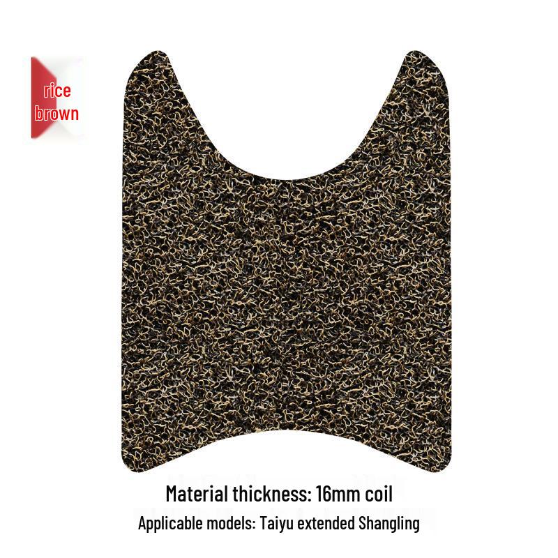 Taiyu Shangling Silk Ring Motorcycle Waterproof Foot Mat