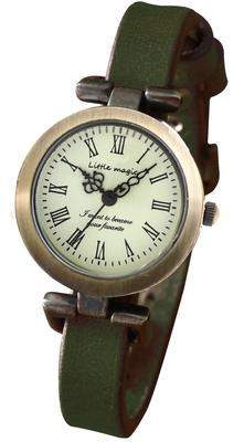 Antique Watch Ladies Watch Green [Little Magic]