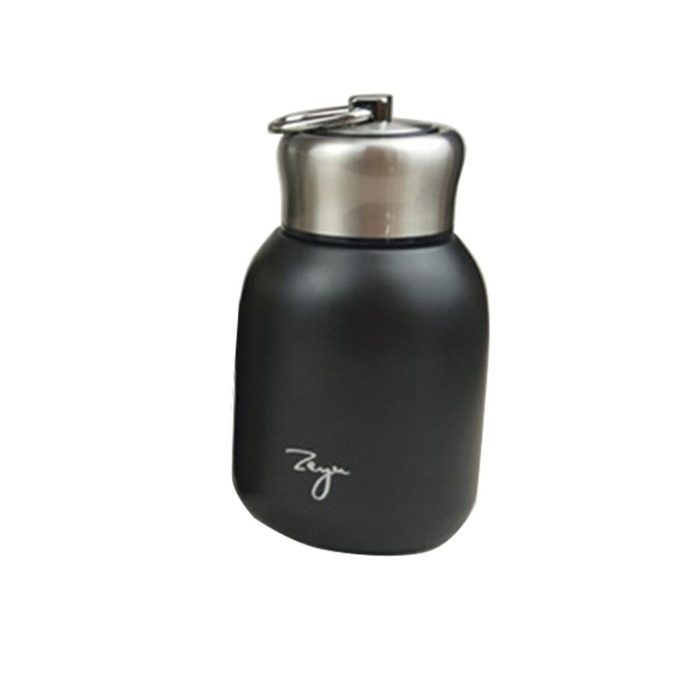 1Pc 300ML Fashion Mini Coffee Vacuum Flask Lovely Stainless Steel Thermos Portable Travel Water Bottle with Lid Cups