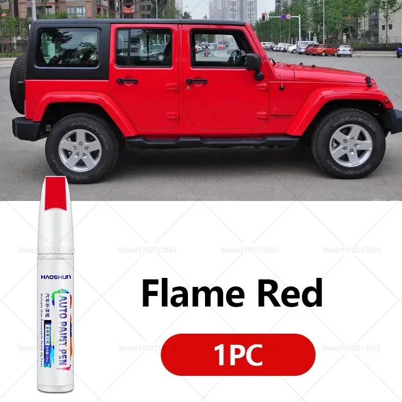 For Jeep Wrangler 1987-2025 2024 2023 Paint Repair Pen Touch Up Scratch Remover DIY Auto Accessories Black White Blue Yellow
