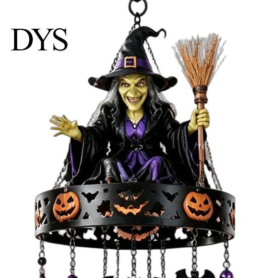 Mysterious Magic Enchantment Decor Witch Themed Outdoor Wind Chime, Healing Sound Weather Resistant Chimes, Witchy Aesthetic Garden Accessories