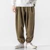 Corduroy Men's Harem Pants Fashion Men Jogging Sweatpants Big Size Cotton Woman Casual Trousers Streetwear Dropshipping