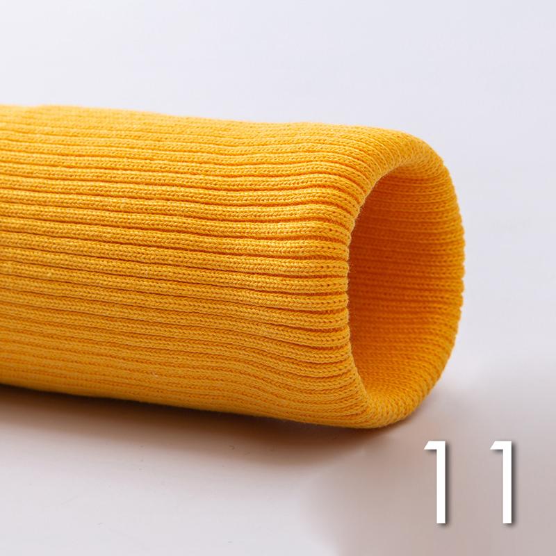 Cotton Rib Stretch Knit Cuffs Collars Hems Fabric Ribbed Knitted Cuffs Neckline Fabric For Sweatshirt Down Jackets Accessories
