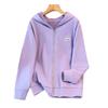 Women's Plus Size Super Loose Fleece-lined Hoodie Cardigan, Bust 150/170