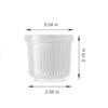 Fresh Storage Box Sealed with Lid Fruit and Vegetable Drainage Tourist Picnic Seasoning Kitchen Portable Storage Box