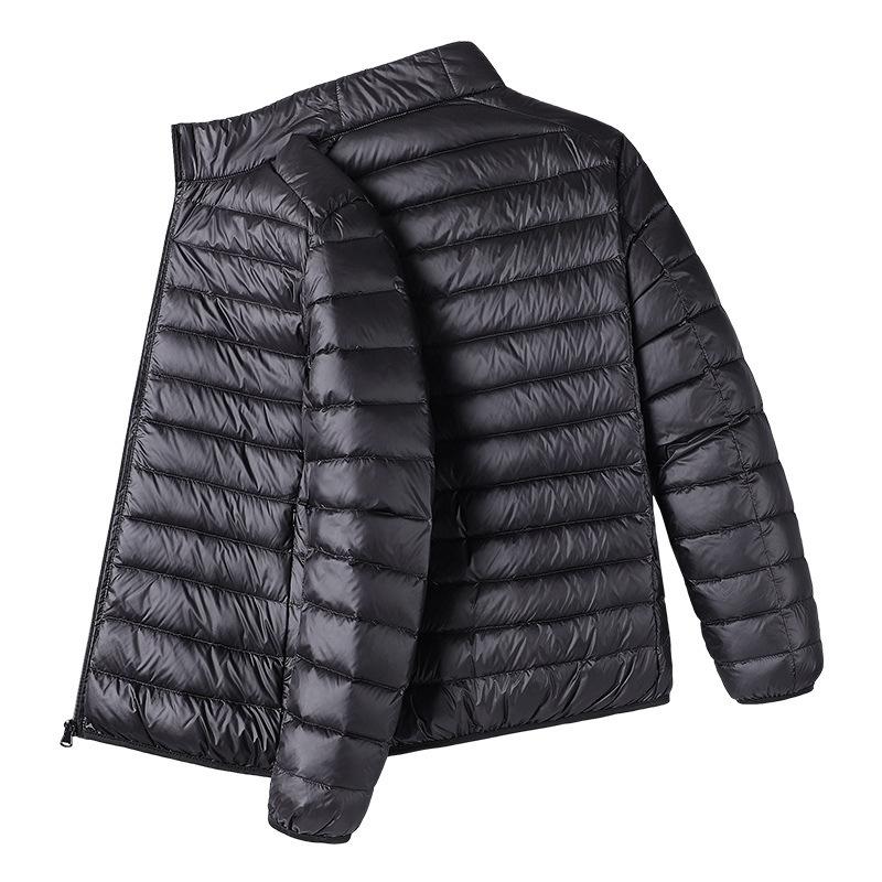 Down Jacket Can Be Autumn and Winter New Men's Stand-up Collar Baseball Comfortable and Versatile Jacket Light and Thin To Keep Warm