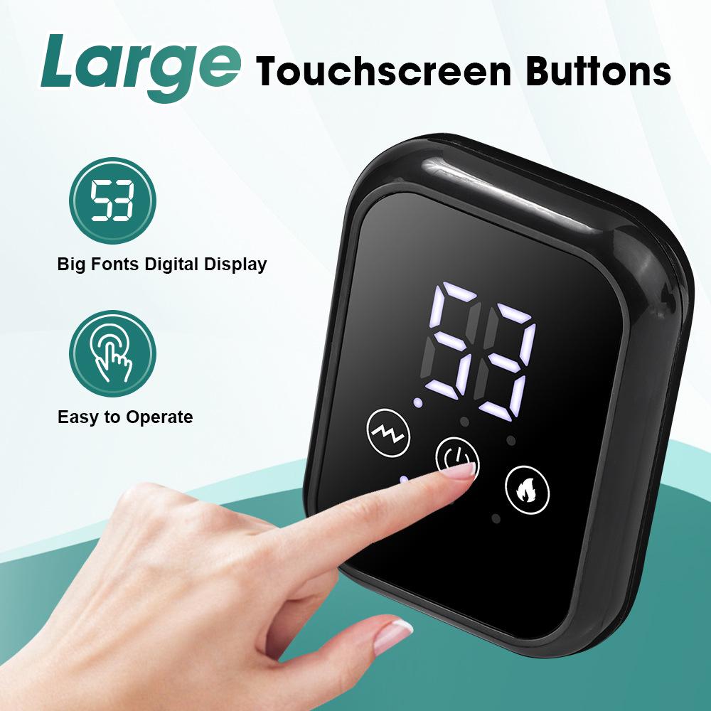 Vibrating Heated Shoulder Pad: 3 Vibration Modes & Heat Levels for Physiotherapy Massage