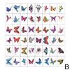 20/50pcs Waterproof Tattoo Stickers Sexy Simulation Collarbone Stickers Tattoo Butterfly Flower K9U6