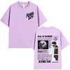 Alvaro Diaz Sayonara Album Graphic T Shirts Unisexs Clothing Hip Hop Fashion Oversized Short Sleeve Tshirt Casual Cotton Tshirts