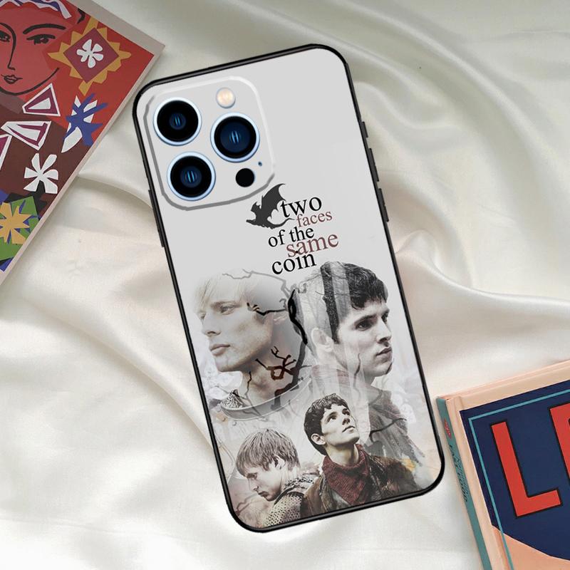 TV Series Merlin Phone Case For iPhone 16 15 11 12 13 14 Pro Max Mini X XR XS Max Plus Cover Shell