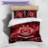 Set Lenzuola Stampato Nottingham Forest Football 3 Pezzi, Comodo Set Copripiumino per Camera da Letto Amico della Pelle