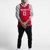Nike Letter Casual Pullover V-Neck Sleeveless Basketball Jersey Harden Rockets James Men Jersey University-Red 863023-657