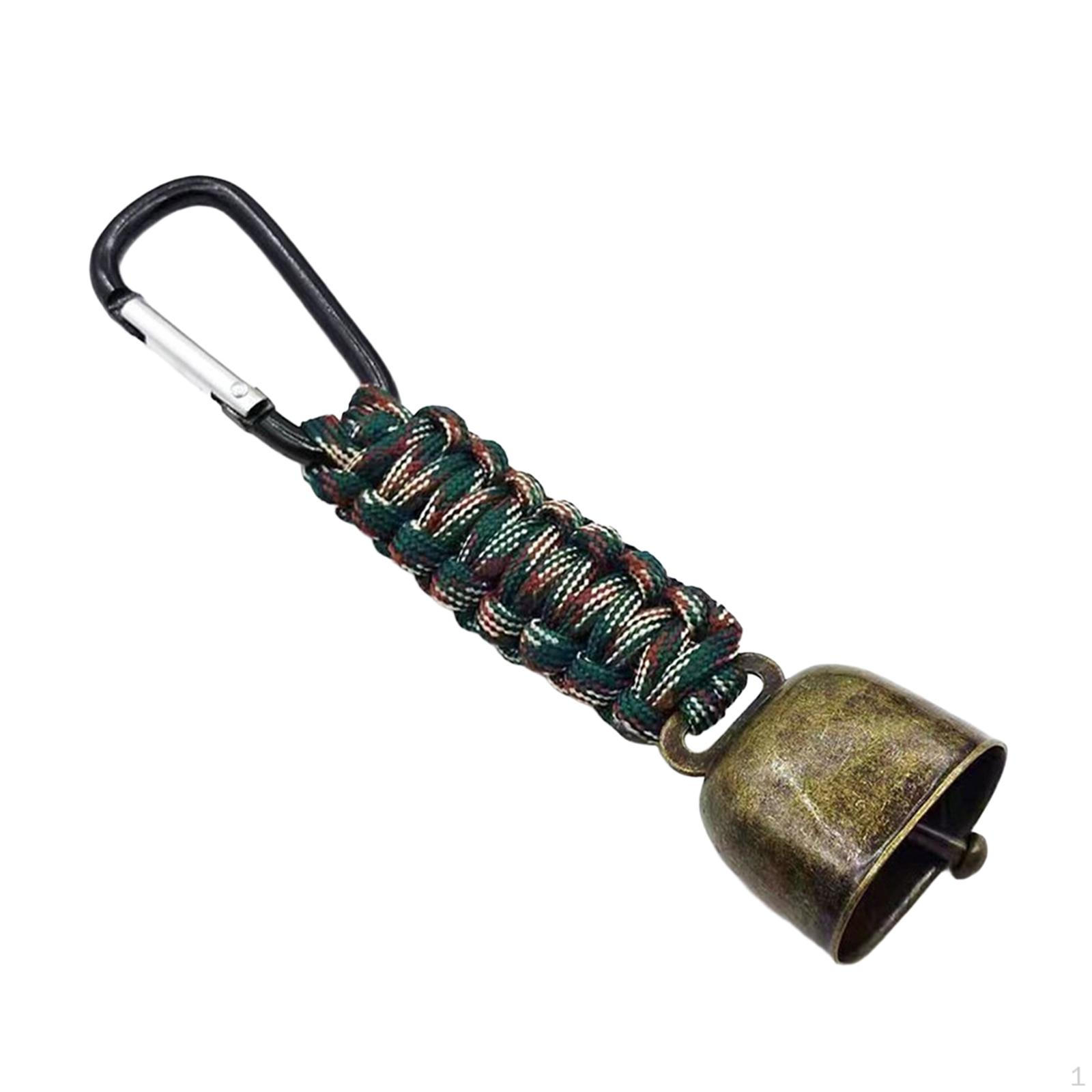 

Large Bear Bell Noise Maker, Scare Keychain, Backpack Pendant, Pet Bell, Survival Trick, темно-зелений колір