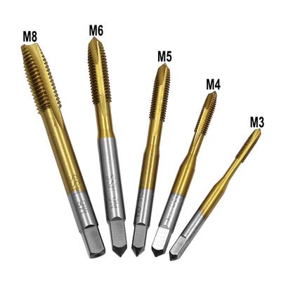 M3/M4/M5/M6/M8 metrisches Gewinde mit gerader Nut, Gewindebohrer