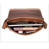 Real Cowhide Crazy Horse Leather Men's Bag Casual Crossbody Retro Fashion Top Layer Shoulder