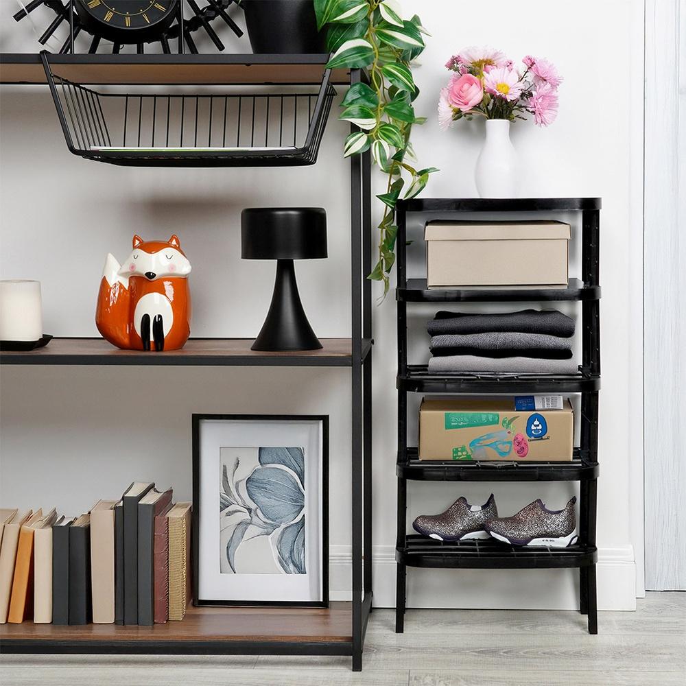 Black Kitchen Shelf 31X22X13.5 / 11.5 Cm 2 Pcs.