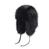 New winter silver silk plush hat thickened thermal hat cold-proof fluffy hat autumn and winter imitation fox hair showing small face hat